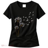 Border Collie Flower Fly Dandelion Funny Dog Women's T-Shirt thumb 0