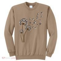 Border Collie Flower Fly Dandelion Funny Dog Sweatshirt thumb 0