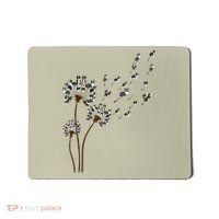 Border Collie Flower Fly Dandelion Funny Dog Mousepad thumb 0