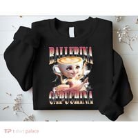 Ballerina Capuchina Funny Italian Brainrot Meme Humor Gen Z  Sweatshirt thumb 2