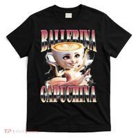 Ballerina Capuchina Funny Italian Brainrot Meme Humor Gen Z  T-Shirt thumb 0