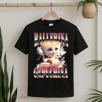Ballerina Capuchina Funny Italian Brainrot Meme Humor Gen Z  T-Shirt thumb 2