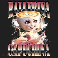 Ballerina Capuchina Funny Italian Brainrot Meme Humor Gen Z  Beanie thumb 2