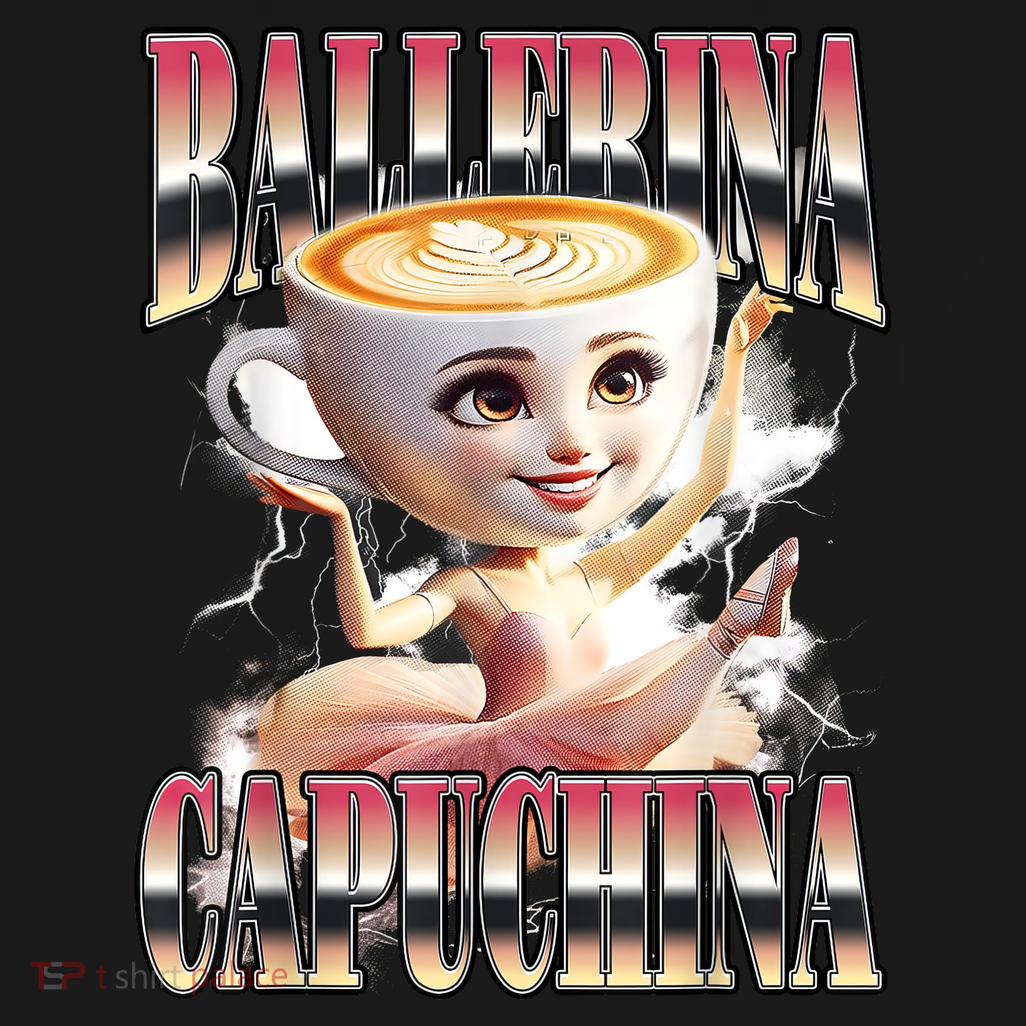 Ballerina Capuchina Funny Italian Brainrot Meme Humor Gen Z  Women's Hoodie