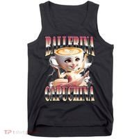Ballerina Capuchina Funny Italian Brainrot Meme Humor Gen Z  Tank Top thumb 0