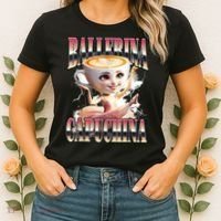 Ballerina Capuchina Funny Italian Brainrot Meme Humor Gen Z  Women's T-Shirt thumb 2