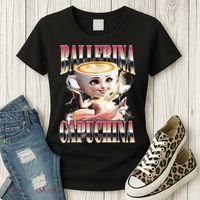 Ballerina Capuchina Funny Italian Brainrot Meme Humor Gen Z  Women's T-Shirt thumb 3