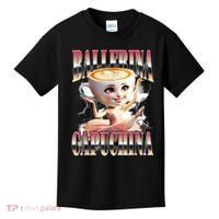 Ballerina Capuchina Funny Italian Brainrot Meme Humor Gen Z  Kids T-Shirt thumb 0