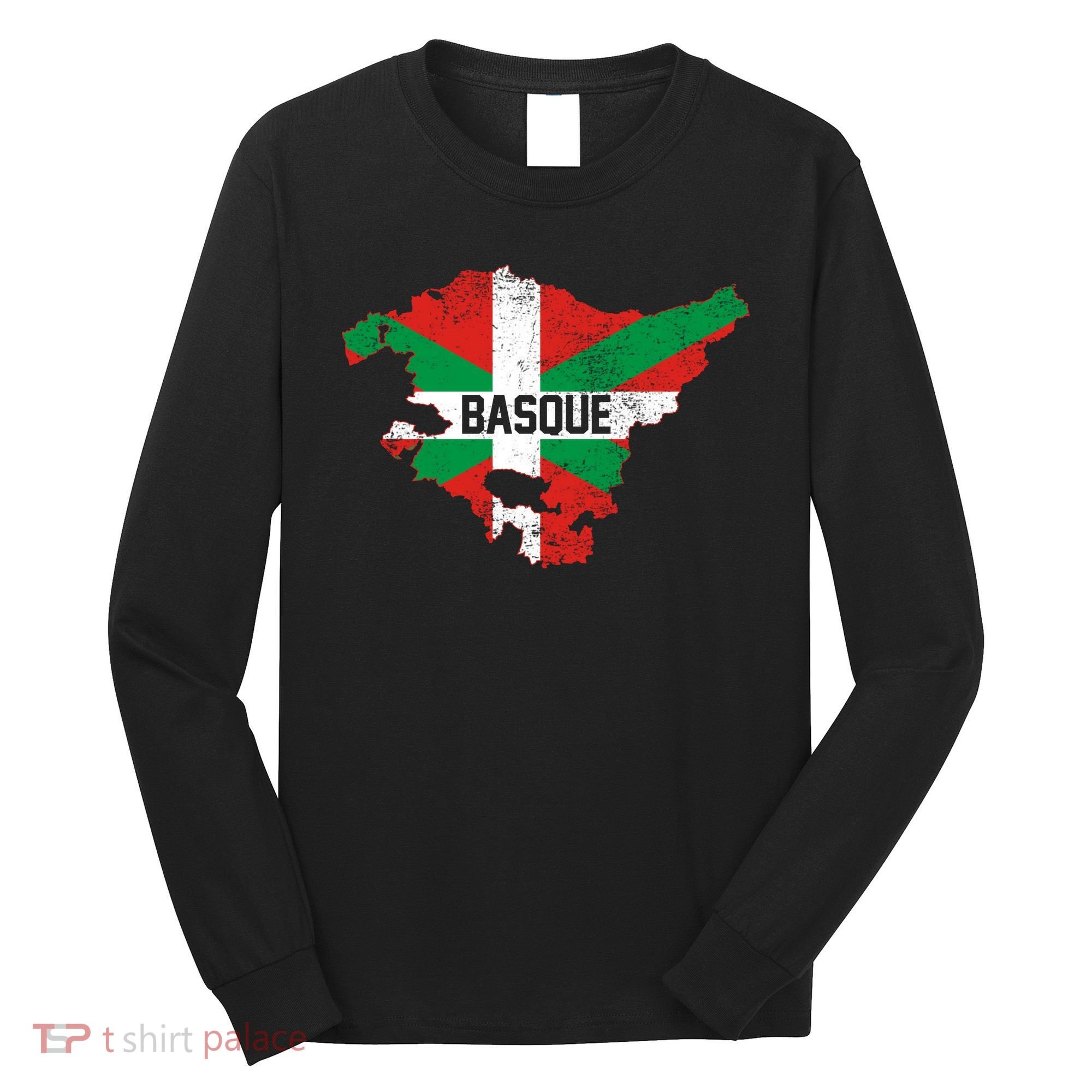 Basque Country Flag Euskadi Historical Roots Long Sleeve Shirt