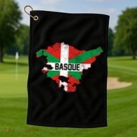 Basque Country Flag Euskadi Historical Roots Golf Towel thumb 1