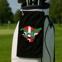 Basque Country Flag Euskadi Historical Roots Golf Towel thumb 2