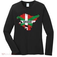 Basque Country Flag Euskadi Historical Roots Women's Long Sleeve Shirt thumb 0