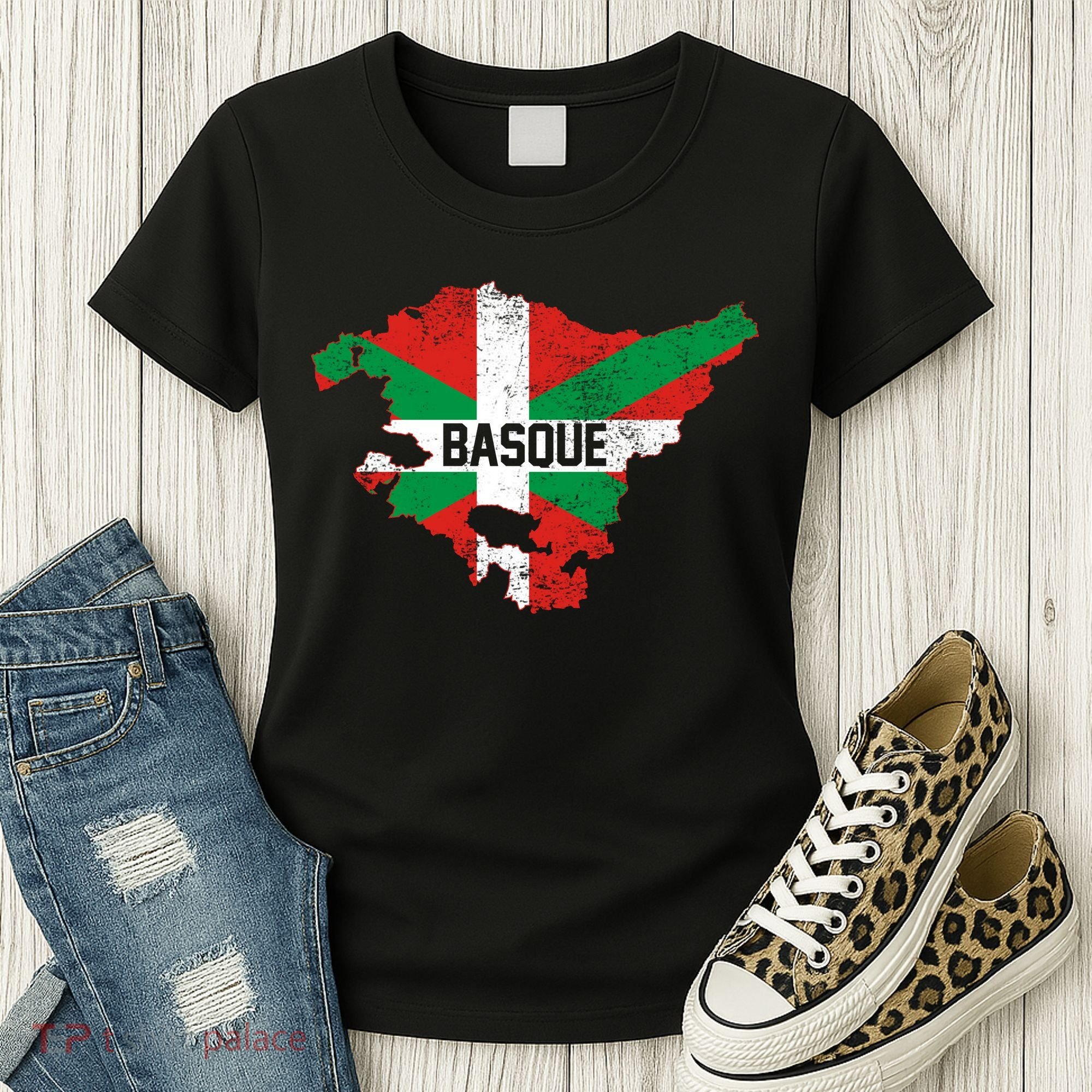 Basque Country Flag Euskadi Historical Roots Women's T-Shirt
