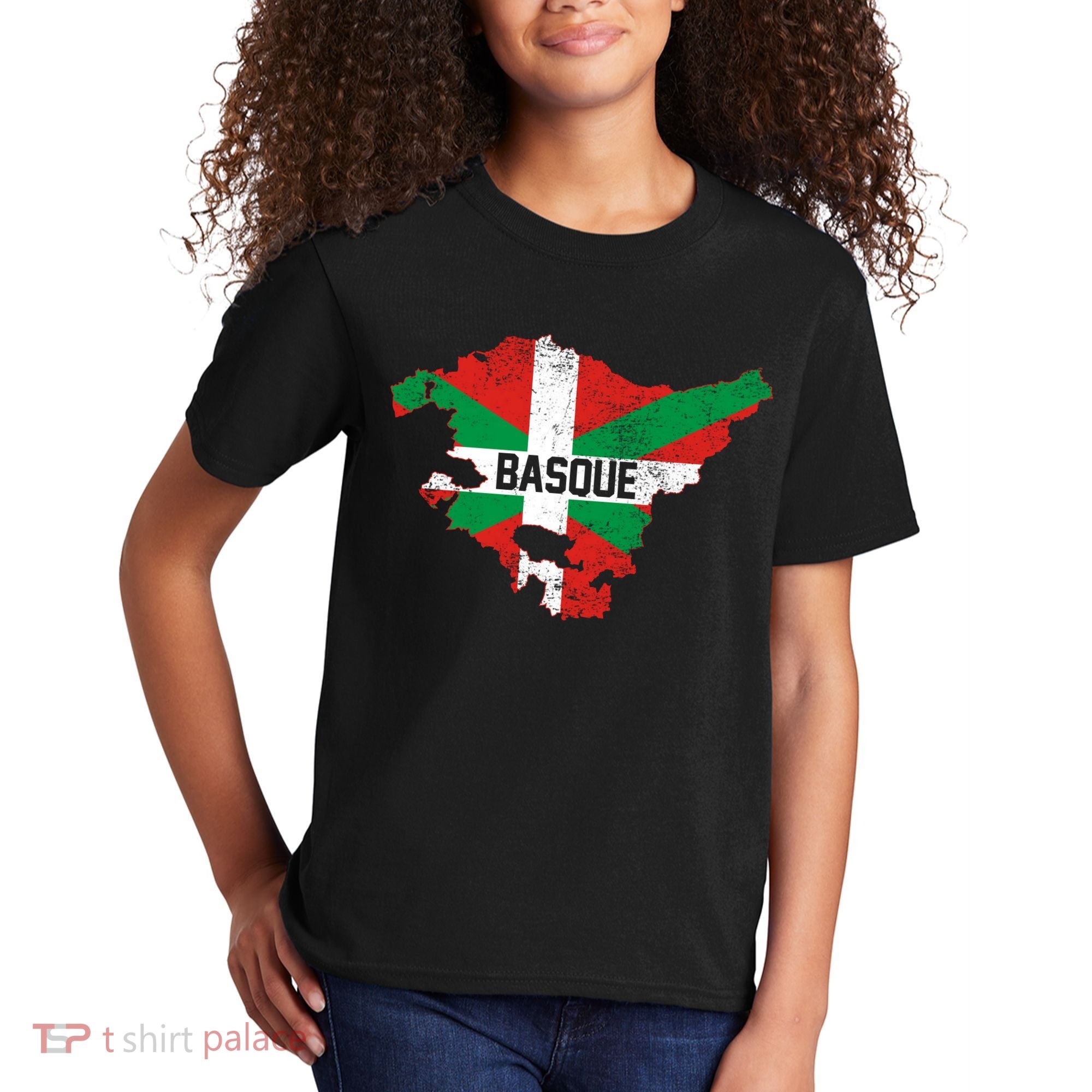 Basque Country Flag Euskadi Historical Roots Kids T-Shirt