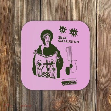 Bill Callahan Fan Art Coaster