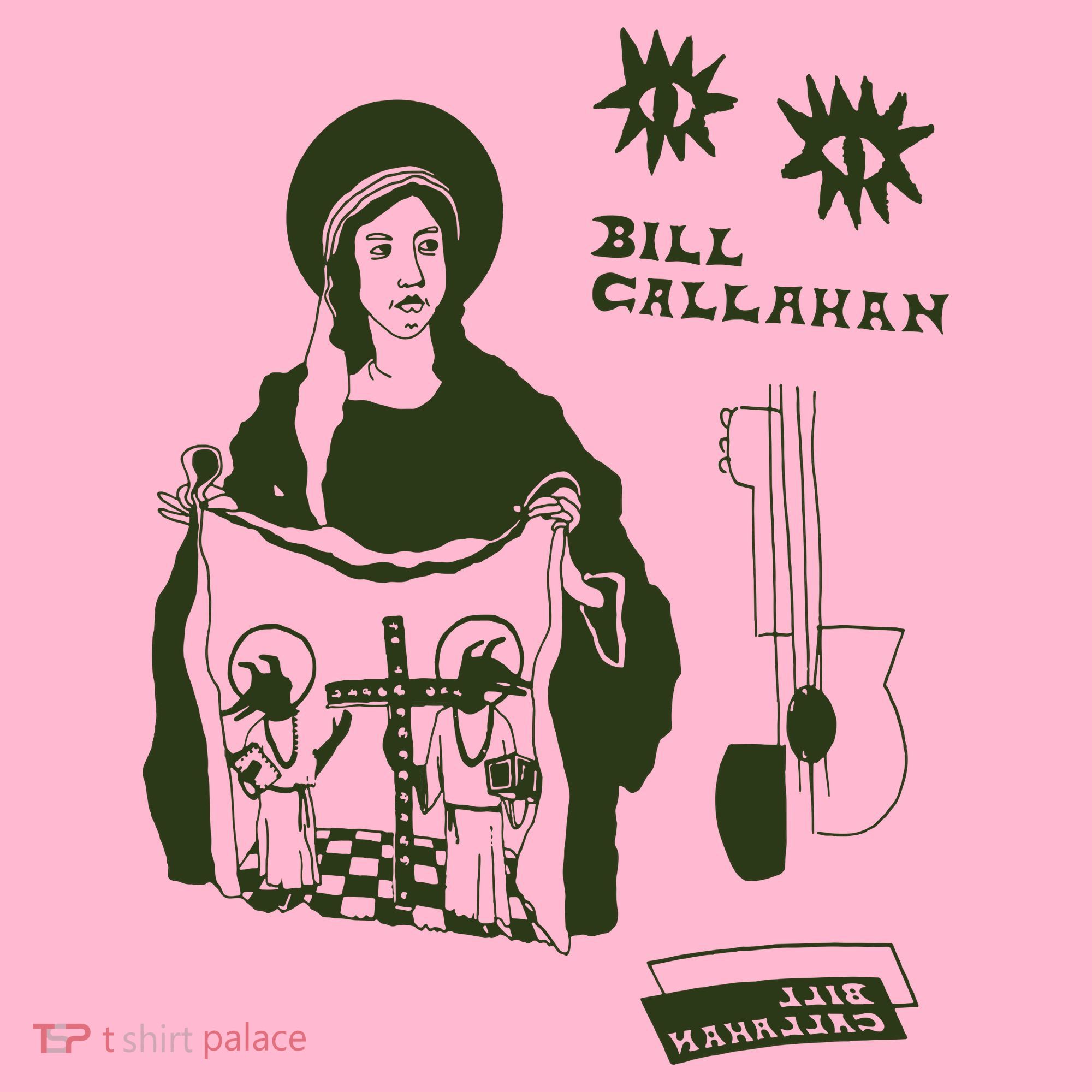 Bill Callahan Fan Art Coaster