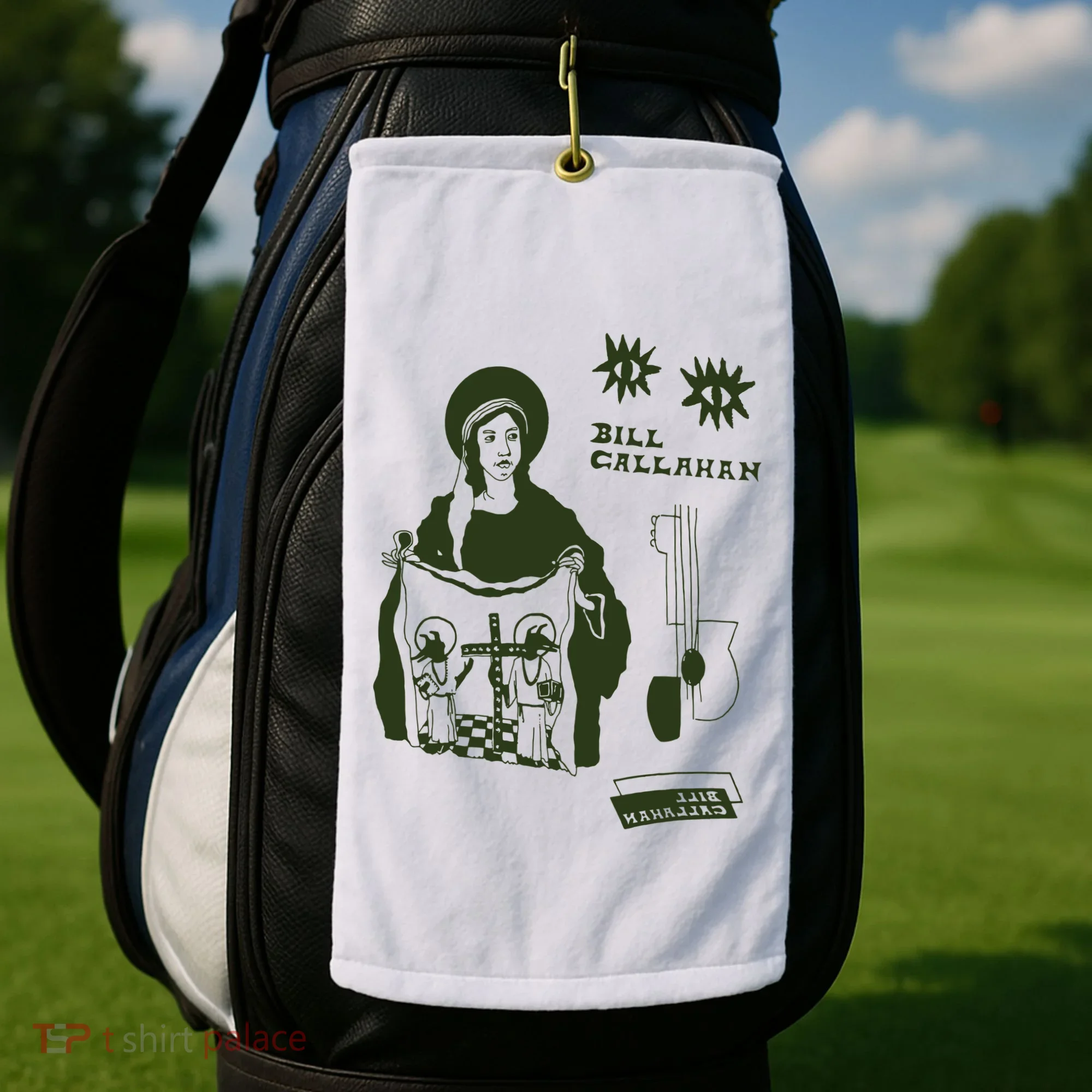 Bill Callahan Fan Art Golf Towel