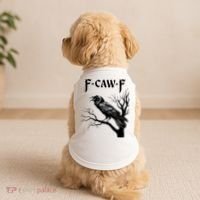 Black Crow, F-Caw-F Black Bird Doggie Tank thumb 2