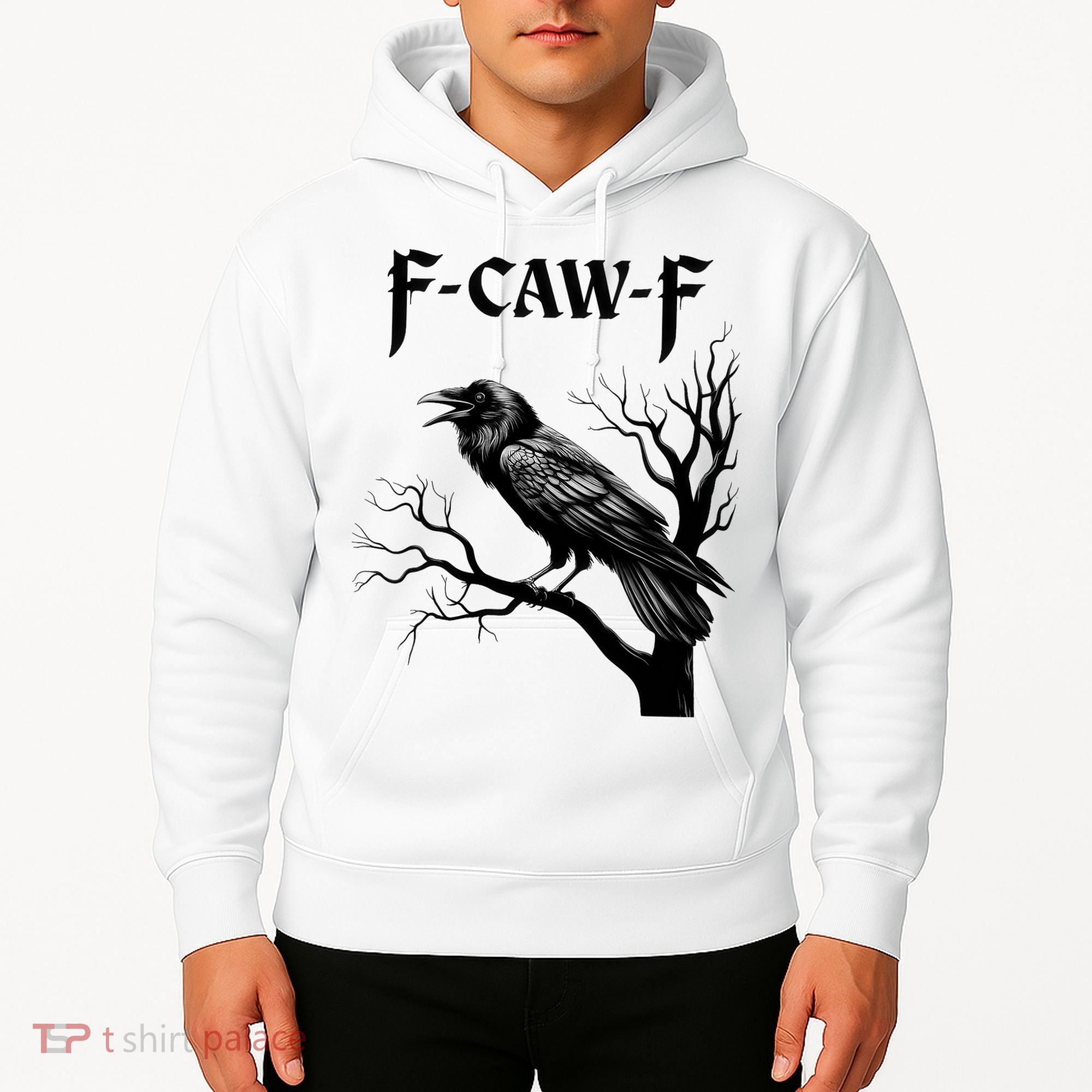 Black Crow, F-Caw-F Black Bird Hoodie