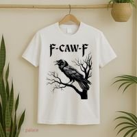 Black Crow, F-Caw-F Black Bird T-Shirt thumb 2