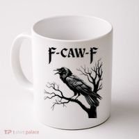 Black Crow, F-Caw-F Black Bird Coffee Mug thumb 0