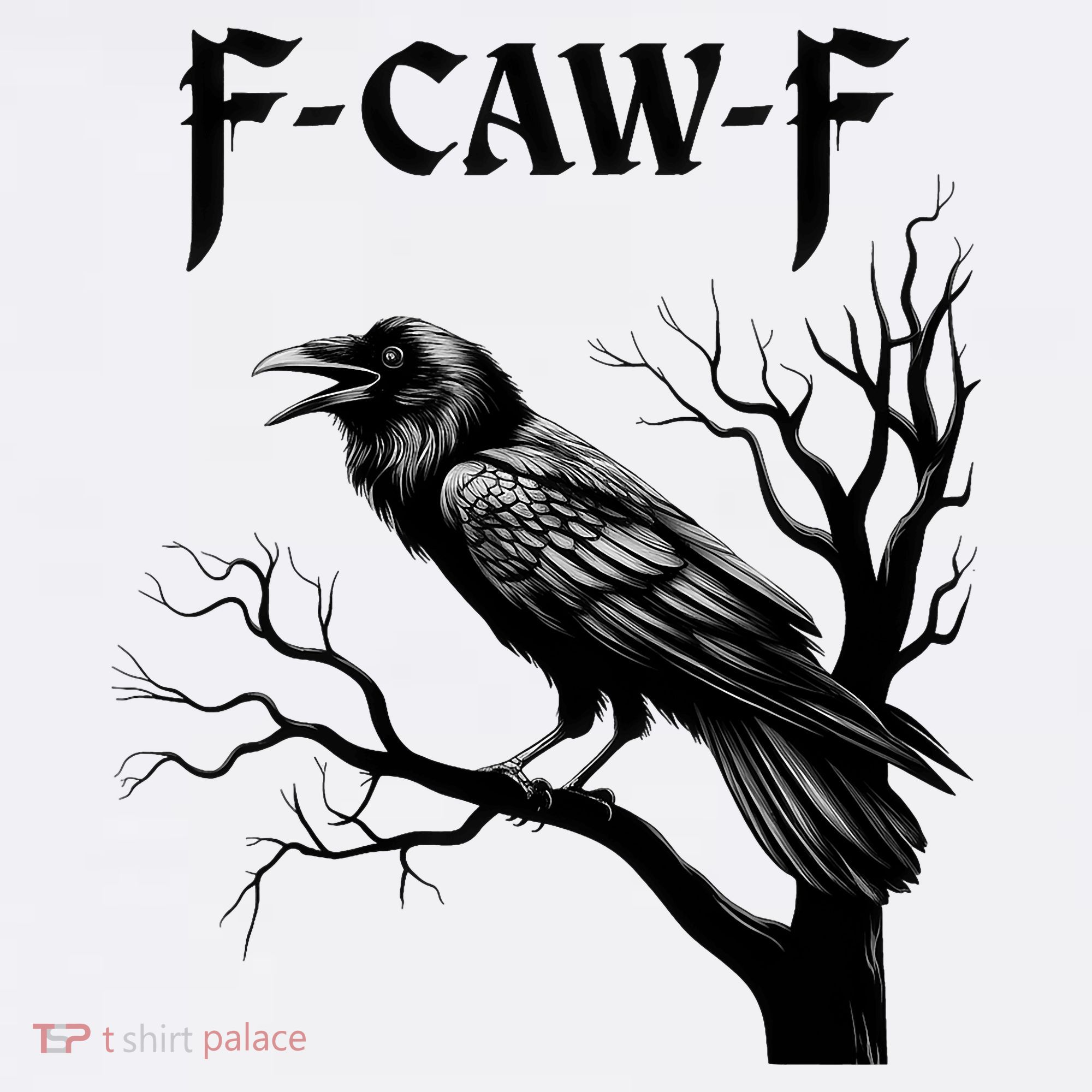 Black Crow, F-Caw-F Black Bird Women's Hoodie