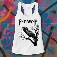 Black Crow, F-Caw-F Black Bird Women's Tank Top thumb 3