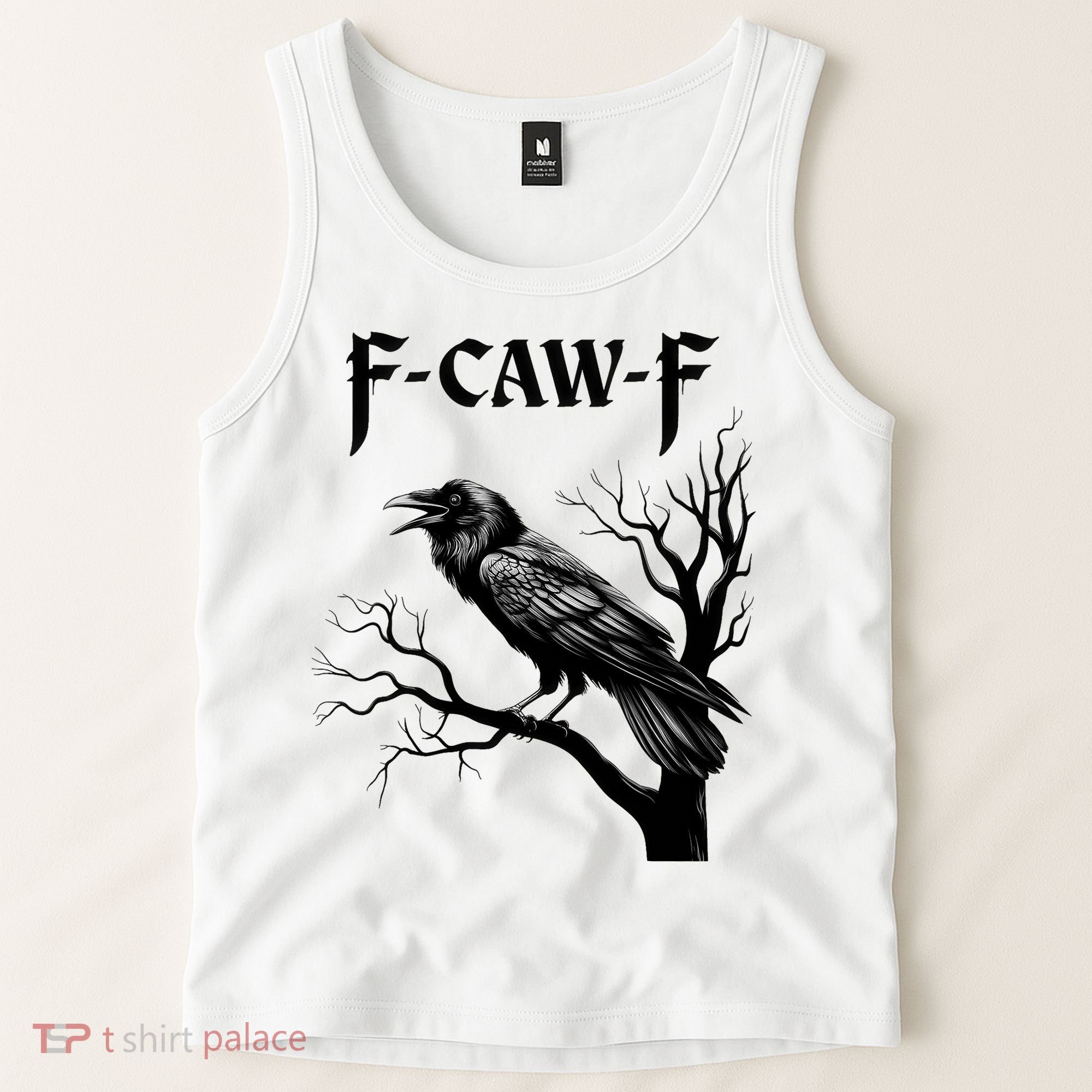 Black Crow, F-Caw-F Black Bird Tank Top