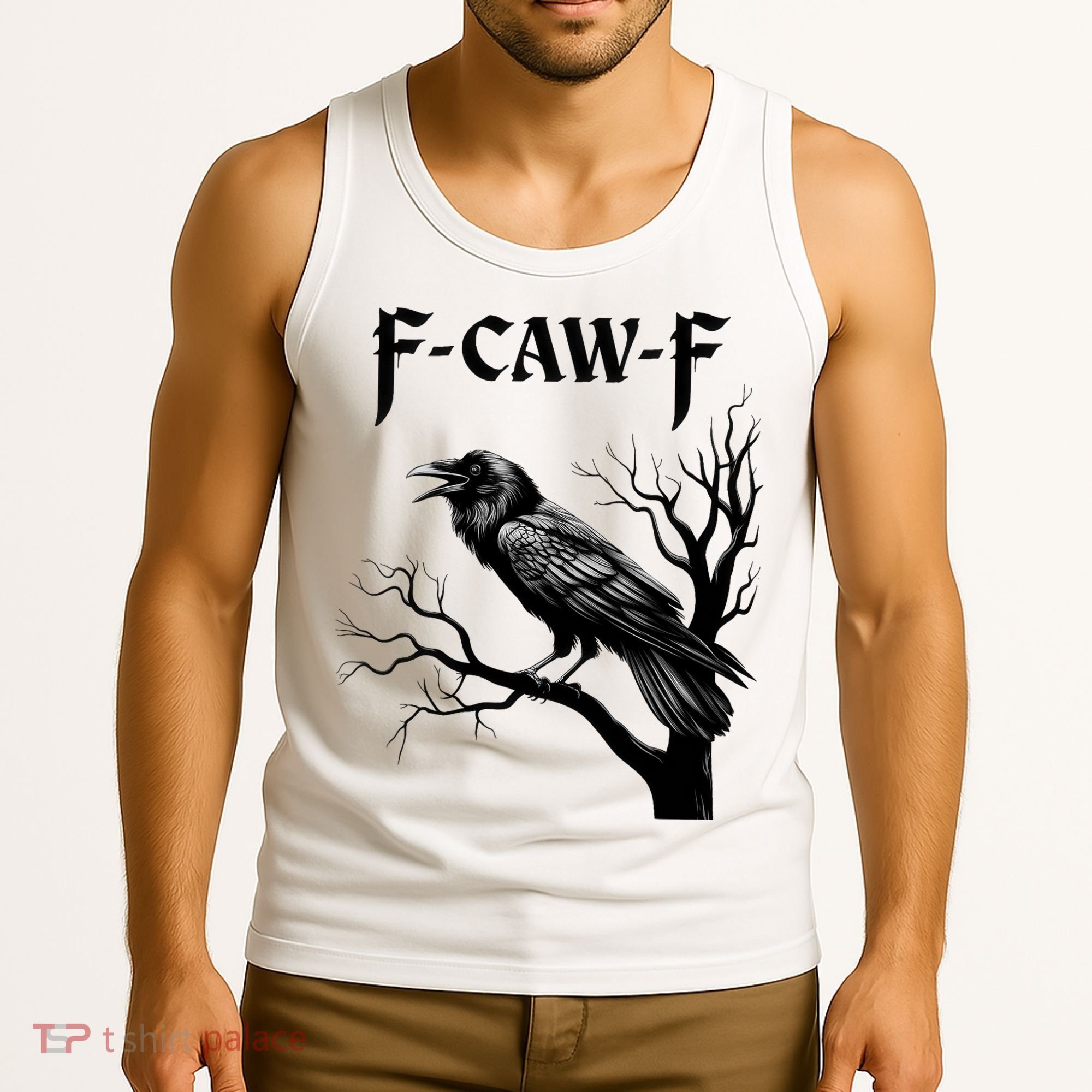 Black Crow, F-Caw-F Black Bird Tank Top