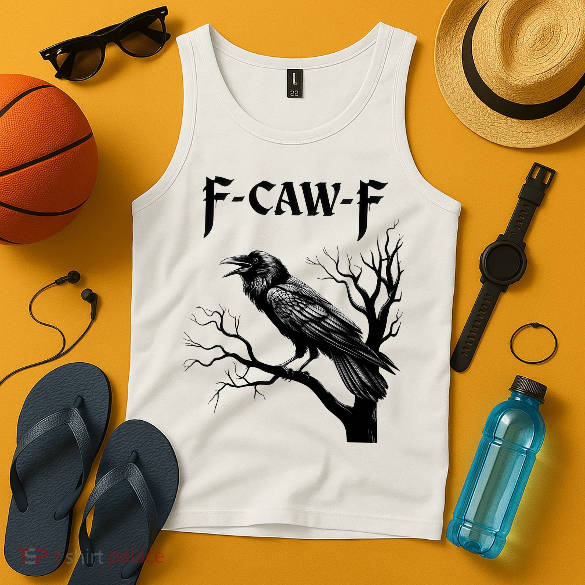Black Crow, F-Caw-F Black Bird Tank Top