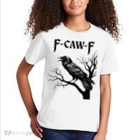 Black Crow, F-Caw-F Black Bird Kids T-Shirt thumb 2