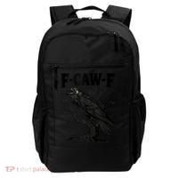 Black Crow, F-Caw-F Funny Black Bird Lover Backpack thumb 0