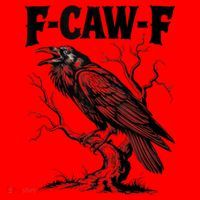 Black Crow, F-Caw-F Funny Black Bird Lover Santa Hat thumb 1
