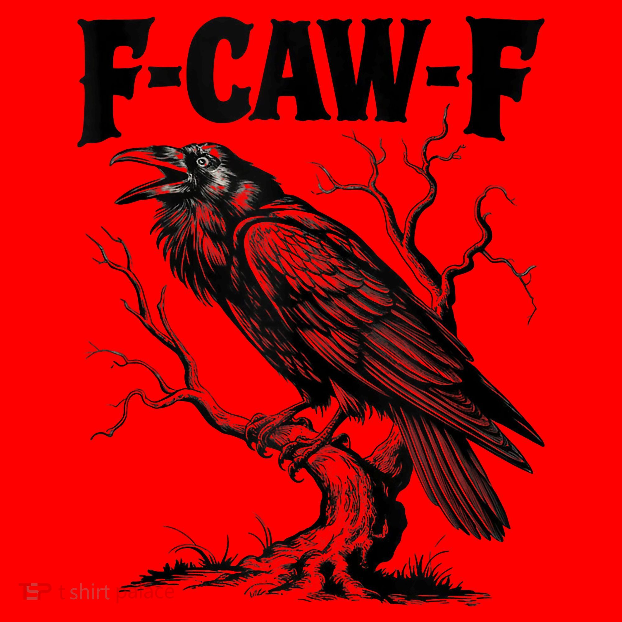 Black Crow, F-Caw-F Funny Black Bird Lover Santa Hat