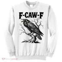 Black Crow, F-Caw-F Funny Black Bird Lover Sweatshirt thumb 0