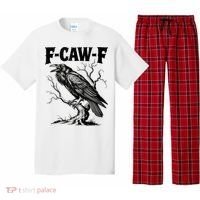Black Crow, F-Caw-F Funny Black Bird Lover Pajama Set thumb 0