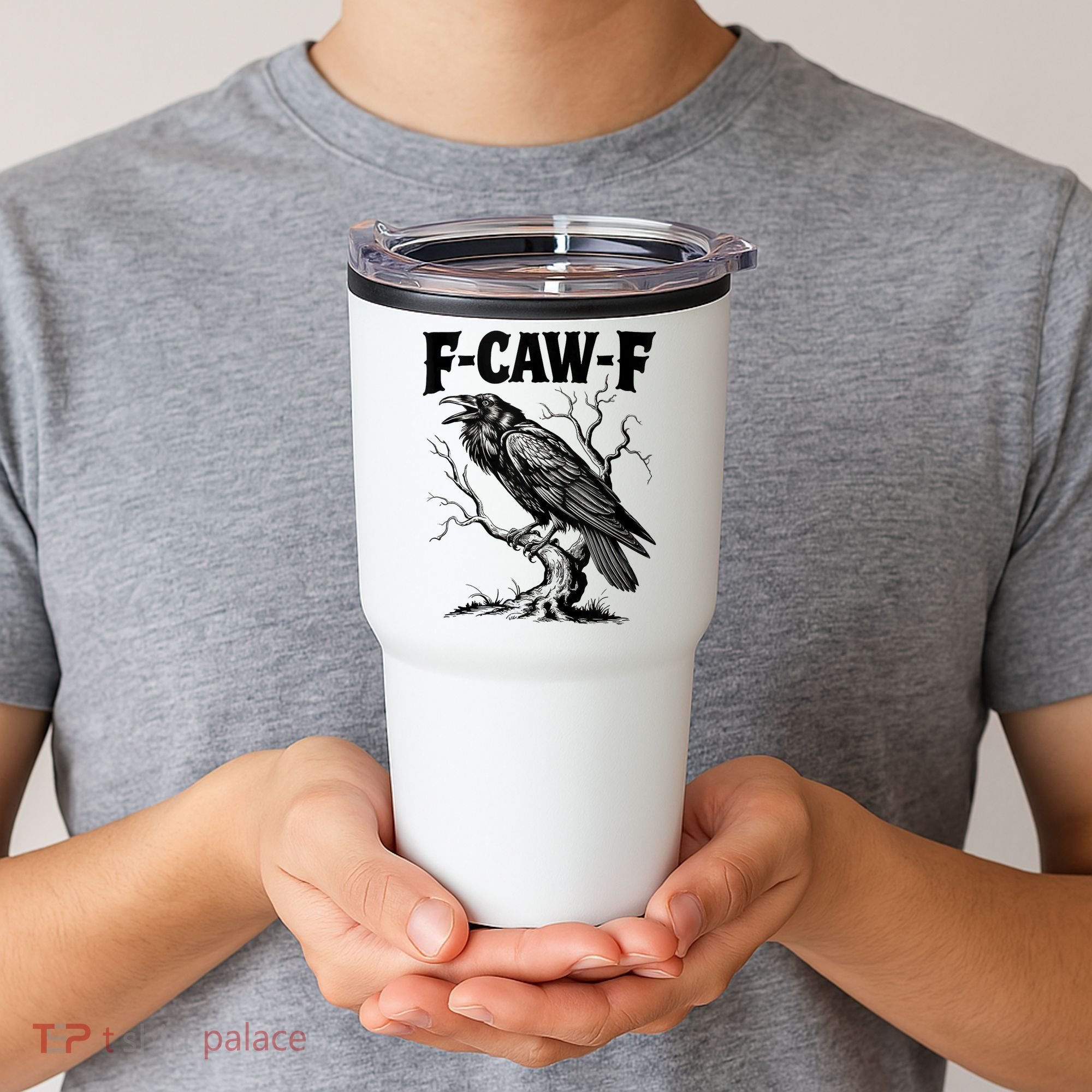 Black Crow, F-Caw-F Funny Black Bird Lover Tumbler