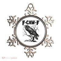 Black Crow, F-Caw-F Funny Black Bird Lover Ornament thumb 0