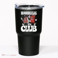 Barbecue Club Funny Cartoon Meat Lovers Retro Tumbler thumb 0