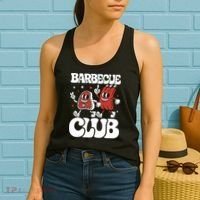 Barbecue Club Funny Cartoon Meat Lovers Retro Women's Tank Top thumb 2