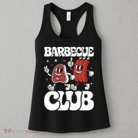 Barbecue Club Funny Cartoon Meat Lovers Retro Women's Tank Top thumb 3