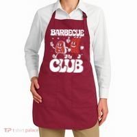 Barbecue Club Funny Cartoon Meat Lovers Retro Apron thumb 2