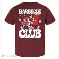 Barbecue Club Funny Cartoon Meat Lovers Retro Toddler T-Shirt thumb 0