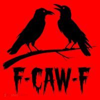 Black Crow, F-Caw-F Funny Black Bird Lover Santa Hat thumb 1
