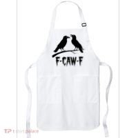 Black Crow, F-Caw-F Funny Black Bird Lover Apron thumb 0