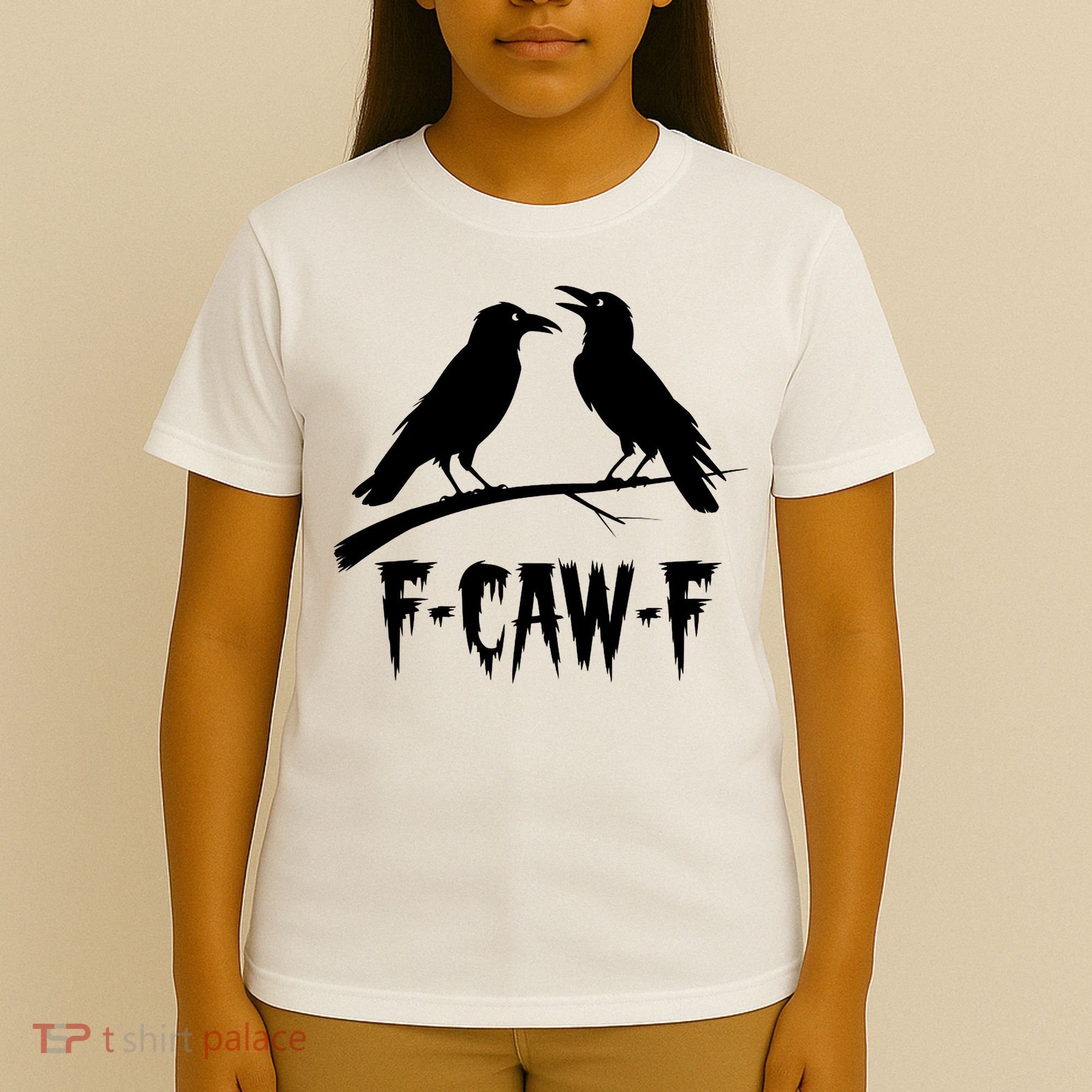 Black Crow, F-Caw-F Funny Black Bird Lover T-Shirt