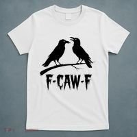 Black Crow, F-Caw-F Funny Black Bird Lover T-Shirt thumb 5