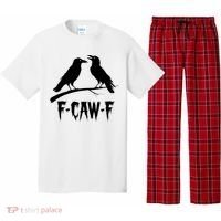 Black Crow, F-Caw-F Funny Black Bird Lover Pajama Set thumb 0
