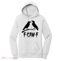 Black Crow, F-Caw-F Funny Black Bird Lover Women's Hoodie thumb 0