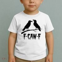Black Crow, F-Caw-F Funny Black Bird Lover Toddler T-Shirt thumb 2